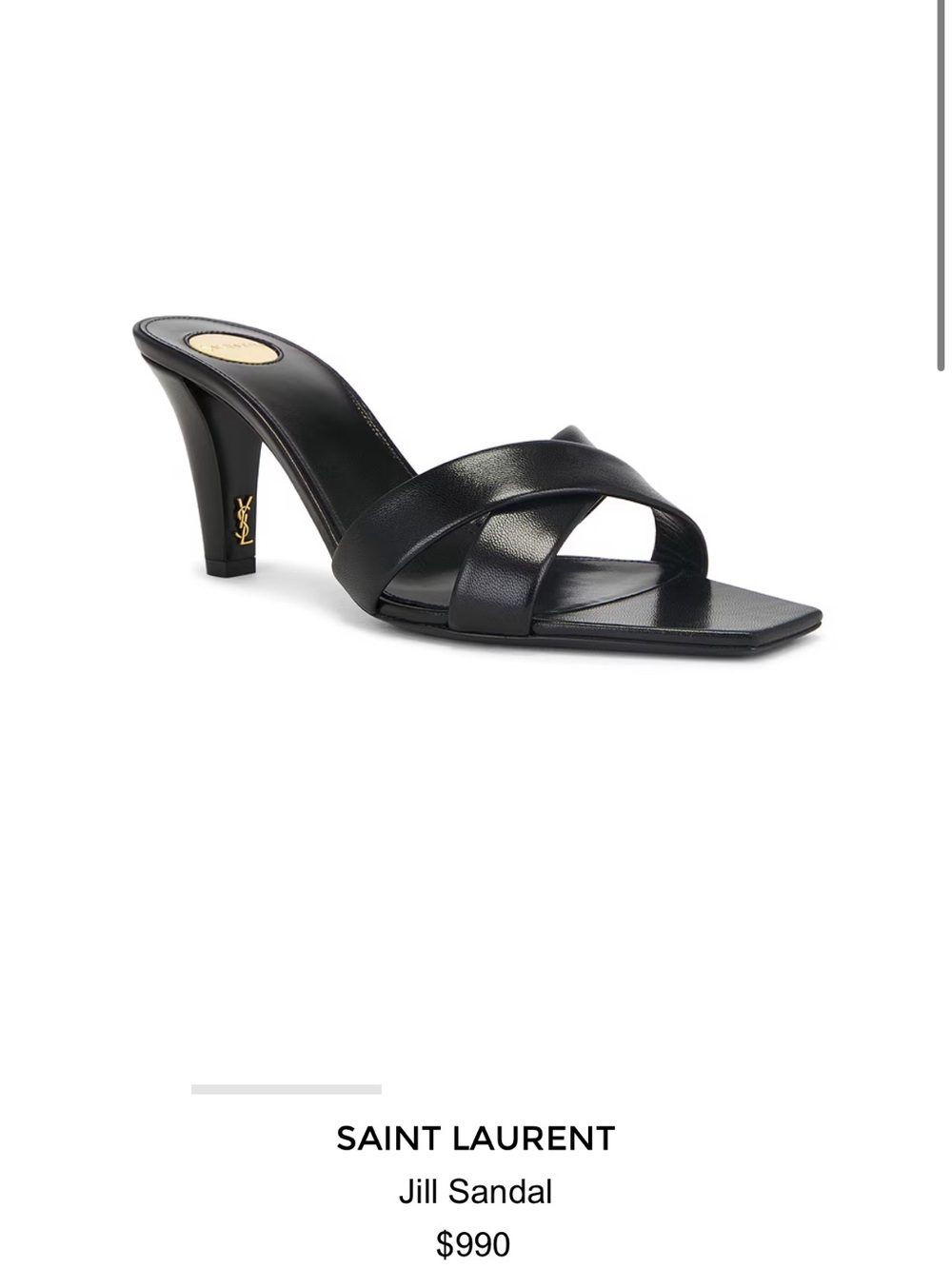 YSL sandals NIB
